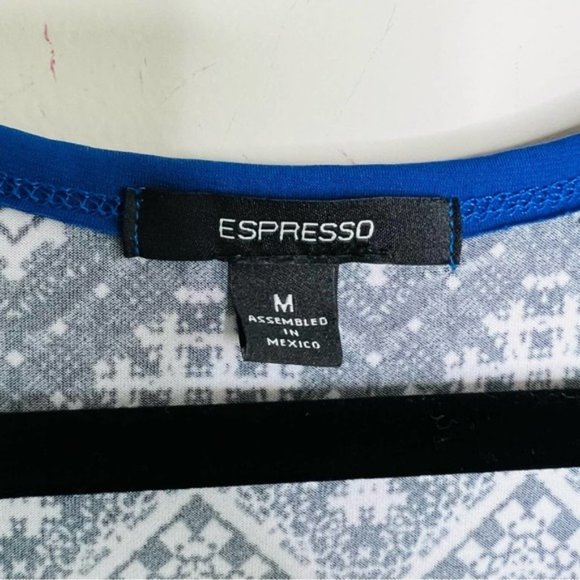 Espresso V Neck Sleeveless Slip On Midi Dress M Medium Handkerchief - Picture 3 of 9